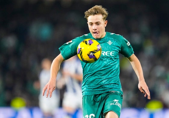 Jesús Rodríguez, en un partido con el Betis.