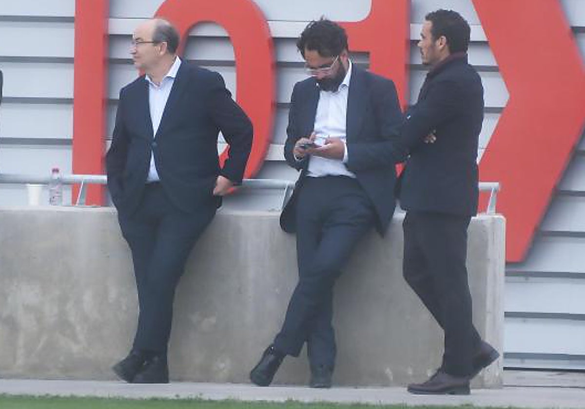 Castro, Orta y Del Nido Carrasco, en la ciudad deportiva