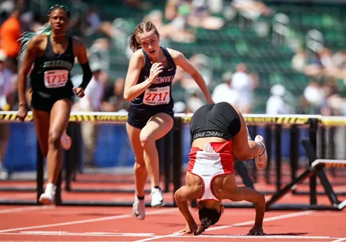 La victoria más surrealista y acrobática en la historia del atletismo