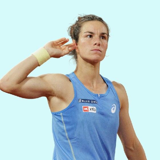 Lois Boisson celebra el pase a la semifinal en Roland Garros