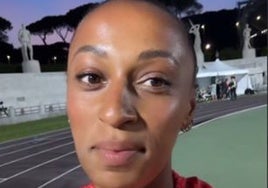 Ana Peleteiro, en su narración del percance sufrido en Roma