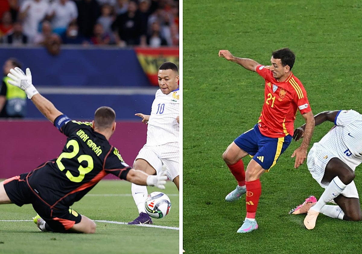 Unai Simón, ante Dembele