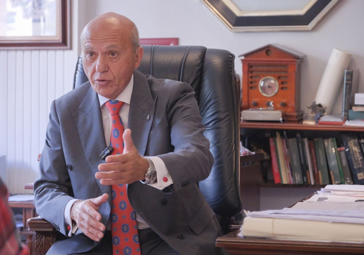 José María del Nido atiende a ABC en su despacho