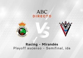 Racing - Mirandés, estadísticas del partido del playoff de ascenso