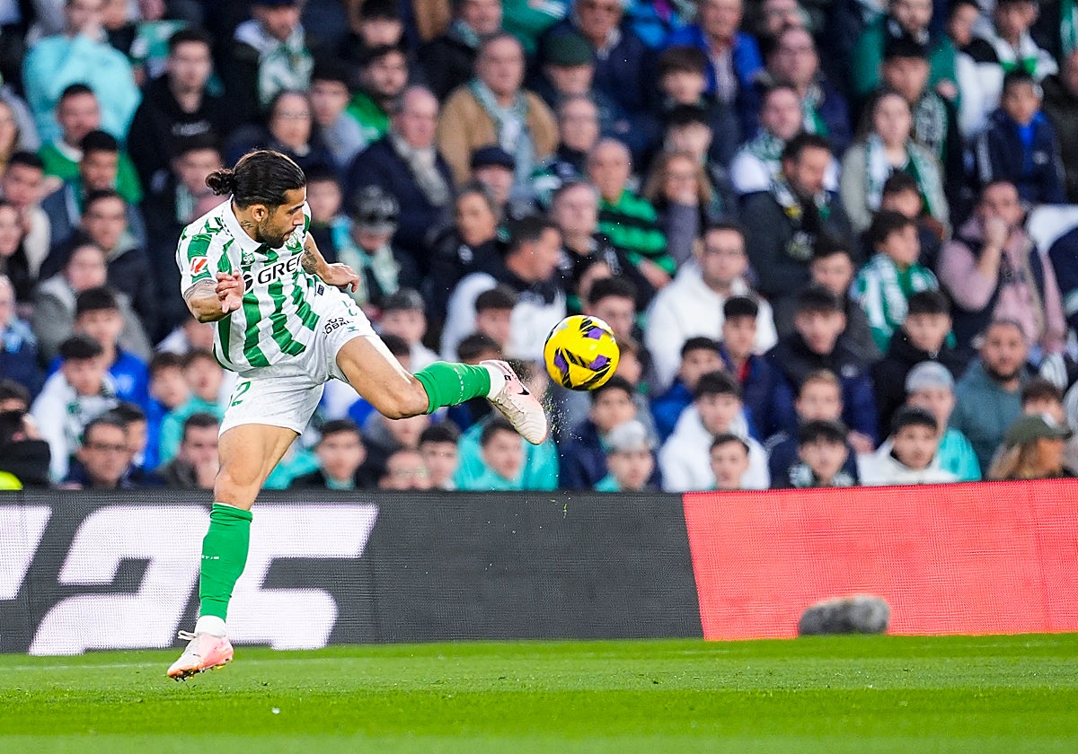 Ricardo Rodríguez, en un partido del Betis.