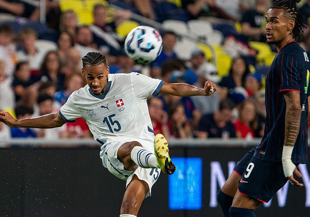 Sow, durante el Estados Unidos - Suiza