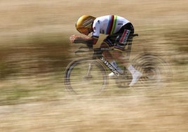 Remco Evenepoel, en acción