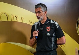 José Riveiro, entrenador español del Al-Ahly egipcio