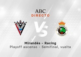Mirandés - Racing, estadísticas del partido del playoff de ascenso