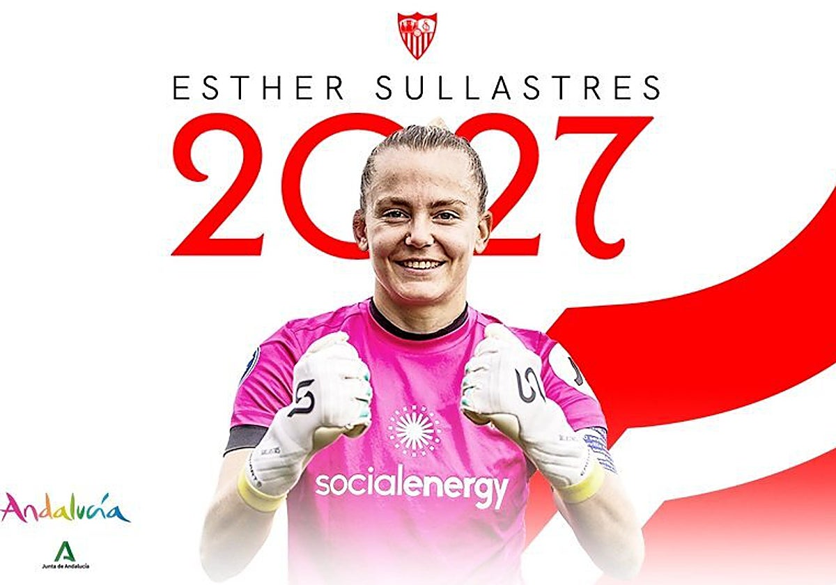 Esther Sullastres renueva con el Sevilla Femenino