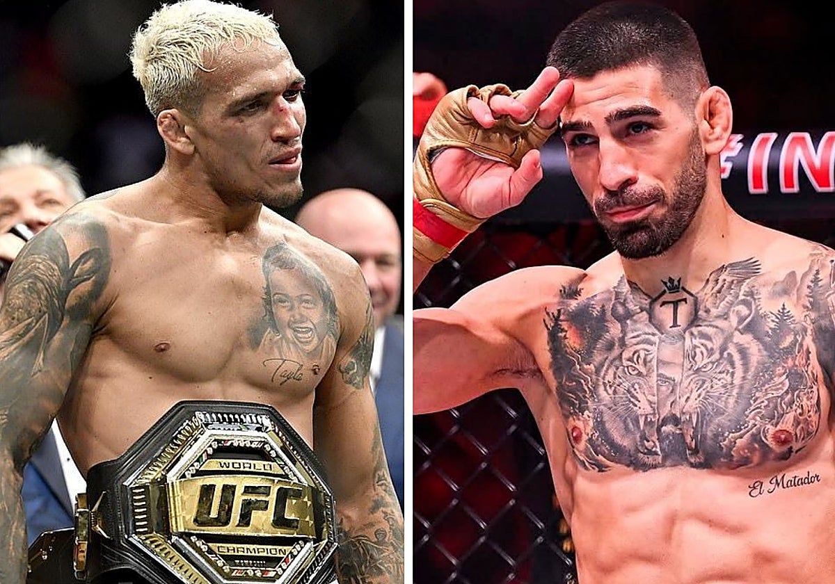 Charles Oliveira e Ilia Topuria