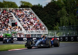 Carlos Sainz durante la clasificación en Canadá