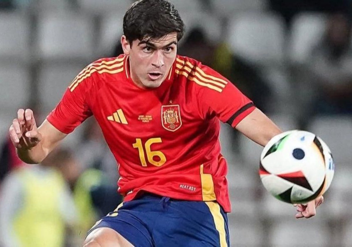 Juanlu Sánchez, con la selección española sub 21
