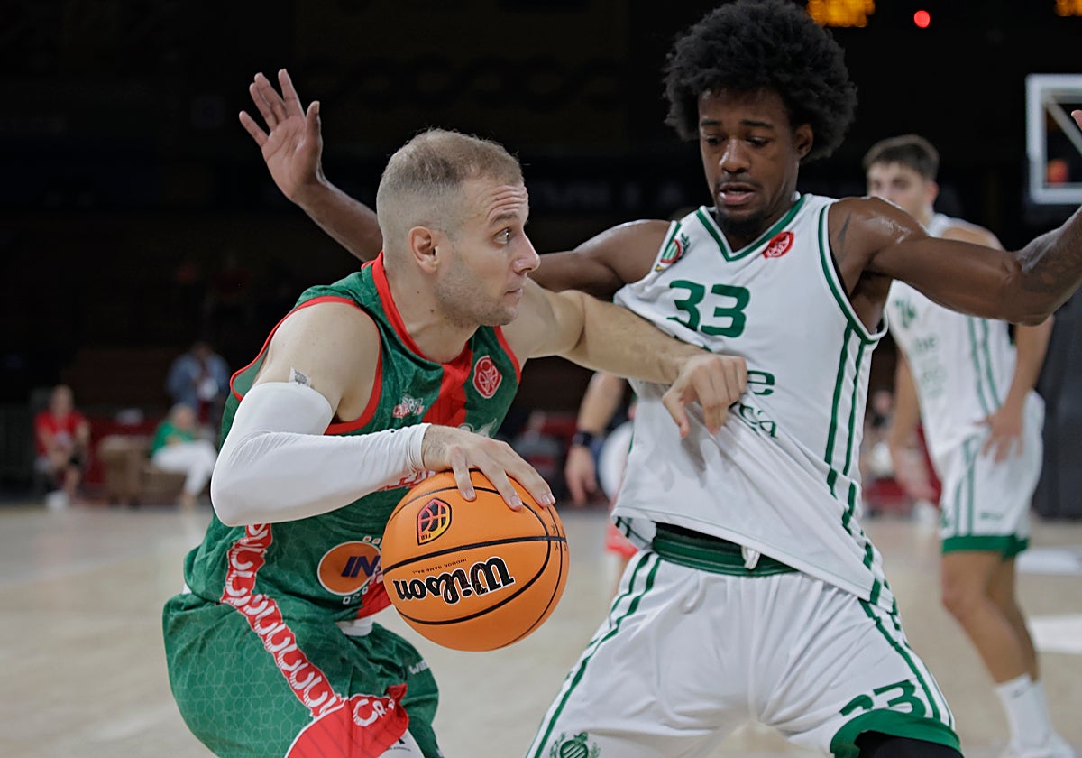 Matija Bilalovic, en un partido con el Insolac Caja 87