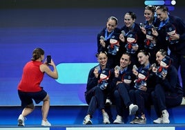 Las acrobacias de Marina García con España suben de nivel: del bronce en Madeira a la plata en Xi'an