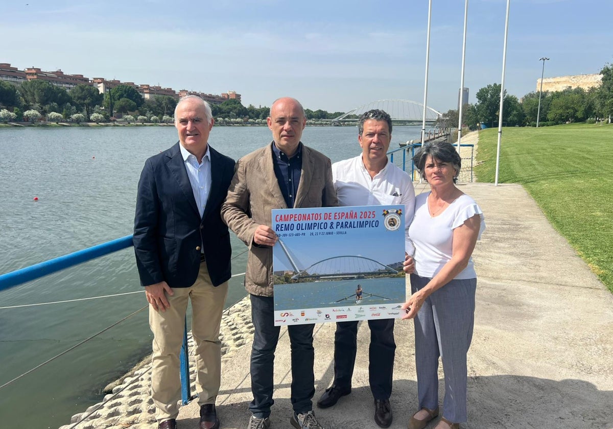 Presentación del cartel del Campeonato de España de remo olímpico y paralímpico
