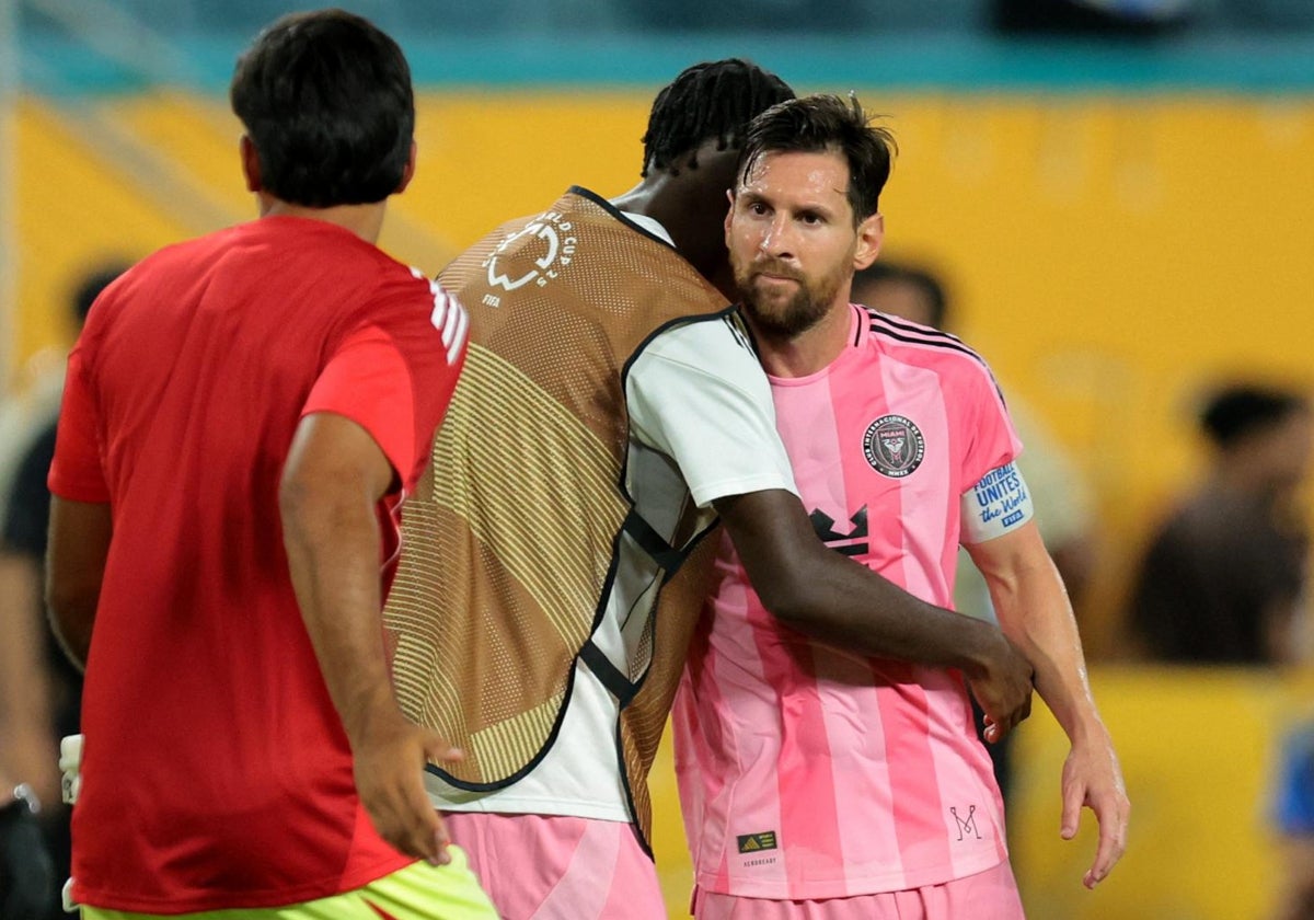 Messi, tras el Al Ahly - Inter Miami (0-0)