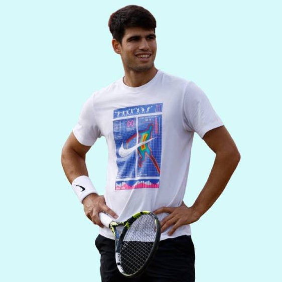 Alcaraz, en un entrenamiento en Queen's