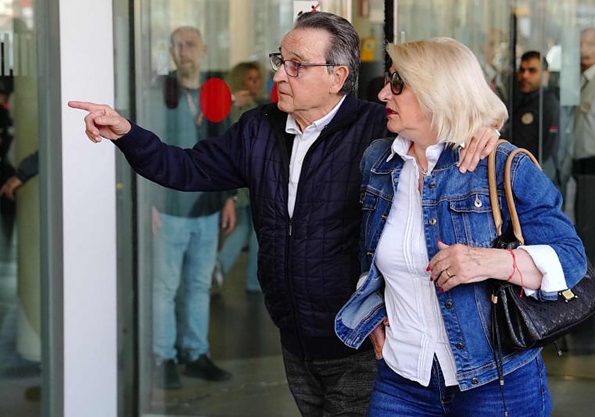 Negreira, a su llegada a los juzgados de Barcelona, en marzo de 2024