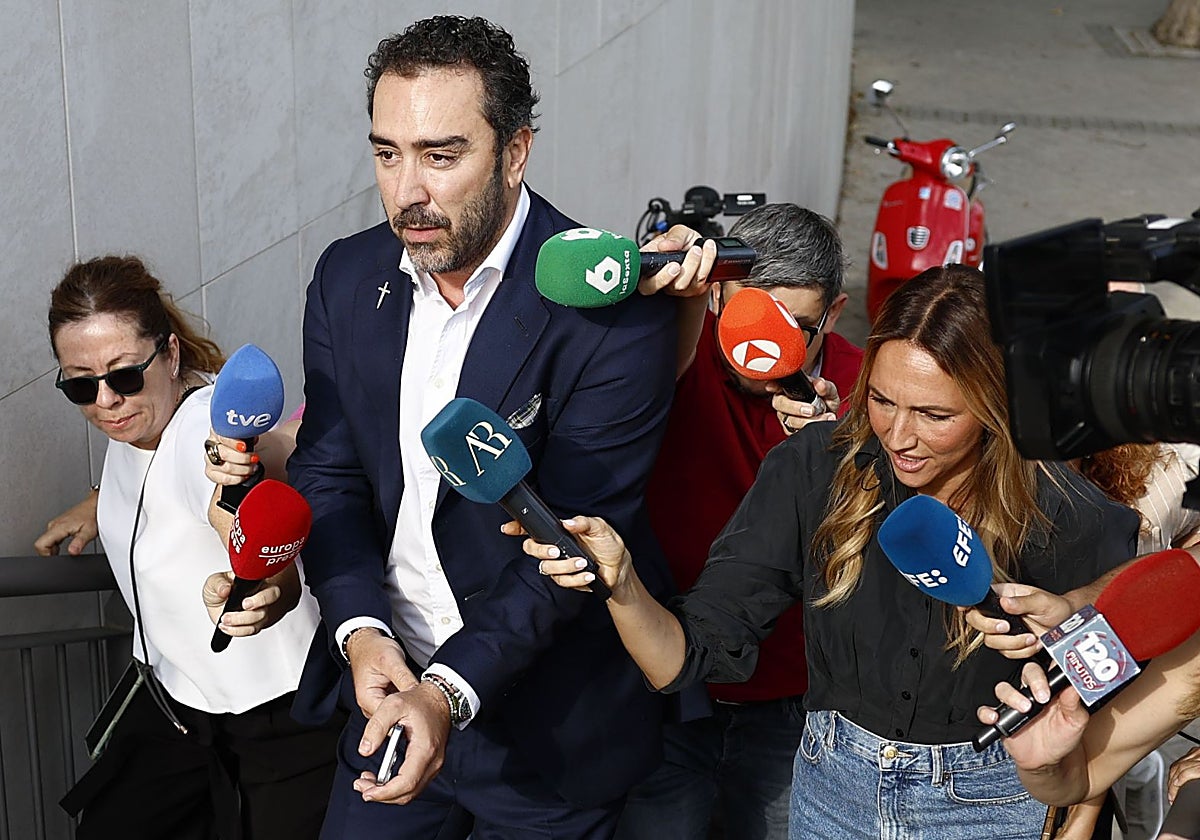 El empresario Víctor de Aldama, a su llegada al juzgado de Instrucción nº4 de Majadahonda