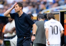 Xabi Alonso, en su estreno como técnico del Real Madrid