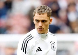 Florian Wirtz, en una convocatoria reciente con la selección de Alemania