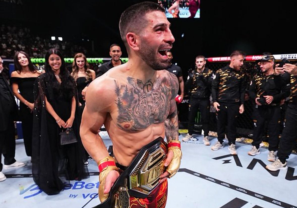 Ilia Topuria tras defender su cinturón contra Max Holloway