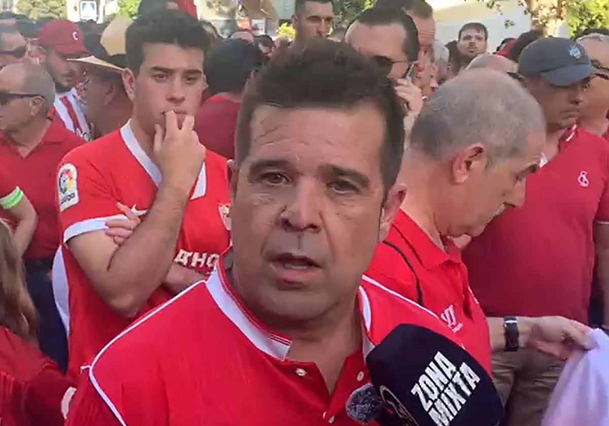 Carlos Jiménez, presidente de la Federación de Peñas Sevillistas