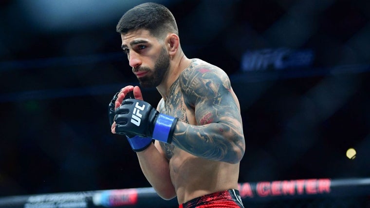 Ilia Topuria, antes de uno de sus combates