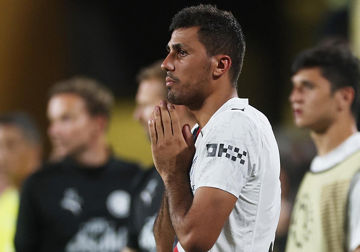 Rodri, durante el partido ante el Al-Hilal