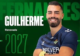El Betis renueva a Guilherme Fernandes hasta 2027