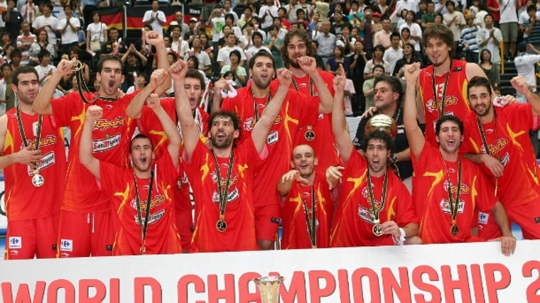 España, campeona del mundo de baloncesto en 2006