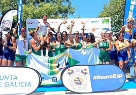 El Club Náutico Sevilla, vencedor absoluto del Nacional de remo olímpico alevín, infantil y veterano