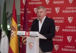 Vizcaíno y la situación institucional del Sevilla: «Me dan pena las situaciones personales, las peleas padre e hijo»