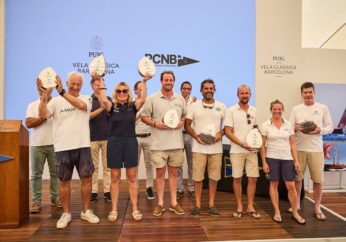 De izquierda a derecha: Amorita (Época Bermudian), Yanira (Classic I), Stiletto (Modern Classic), Le Temps Perdu (Época Cangreja), Mariska (Big Boat) y Clarionet (Clásicos II).