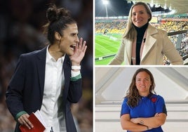 Montse Tomé, Reyes Bellver y María Pry