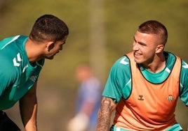 Pablo García y la expectativa de tener más minutos en el Betis