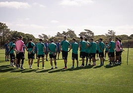 Morante, en el once del Betis para el primer amistoso de pretemporada