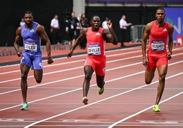 El jamaicano Seville tumba a Noah Lyles en Londres