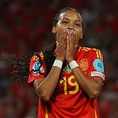 Vicky López: «La última vez que llegamos a semifinales yo no había nacido, estamos enganchando a la gente»