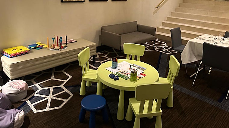 Sala de conciliación para las familias de las jugadoras