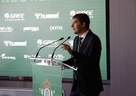 Haro y el futuro de Ceballos: «El Betis no cierra la puerta a ningún jugador y mucho menos a uno que ha estado en casa»