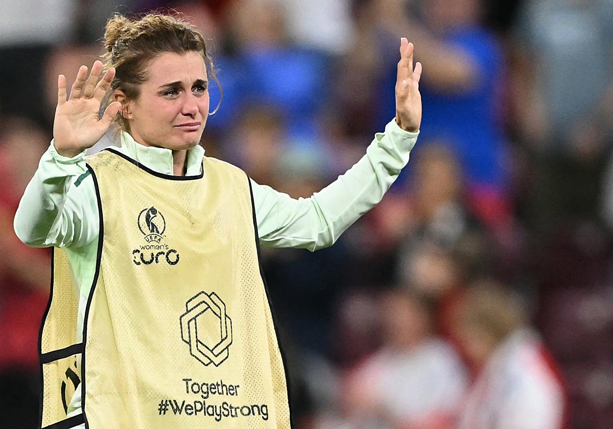 Girelli, desolada tras caer eliminada ante Inglaterra