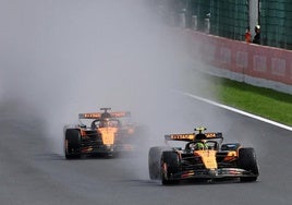 Piastri sale reforzado de Spa en otro mal día de los españoles