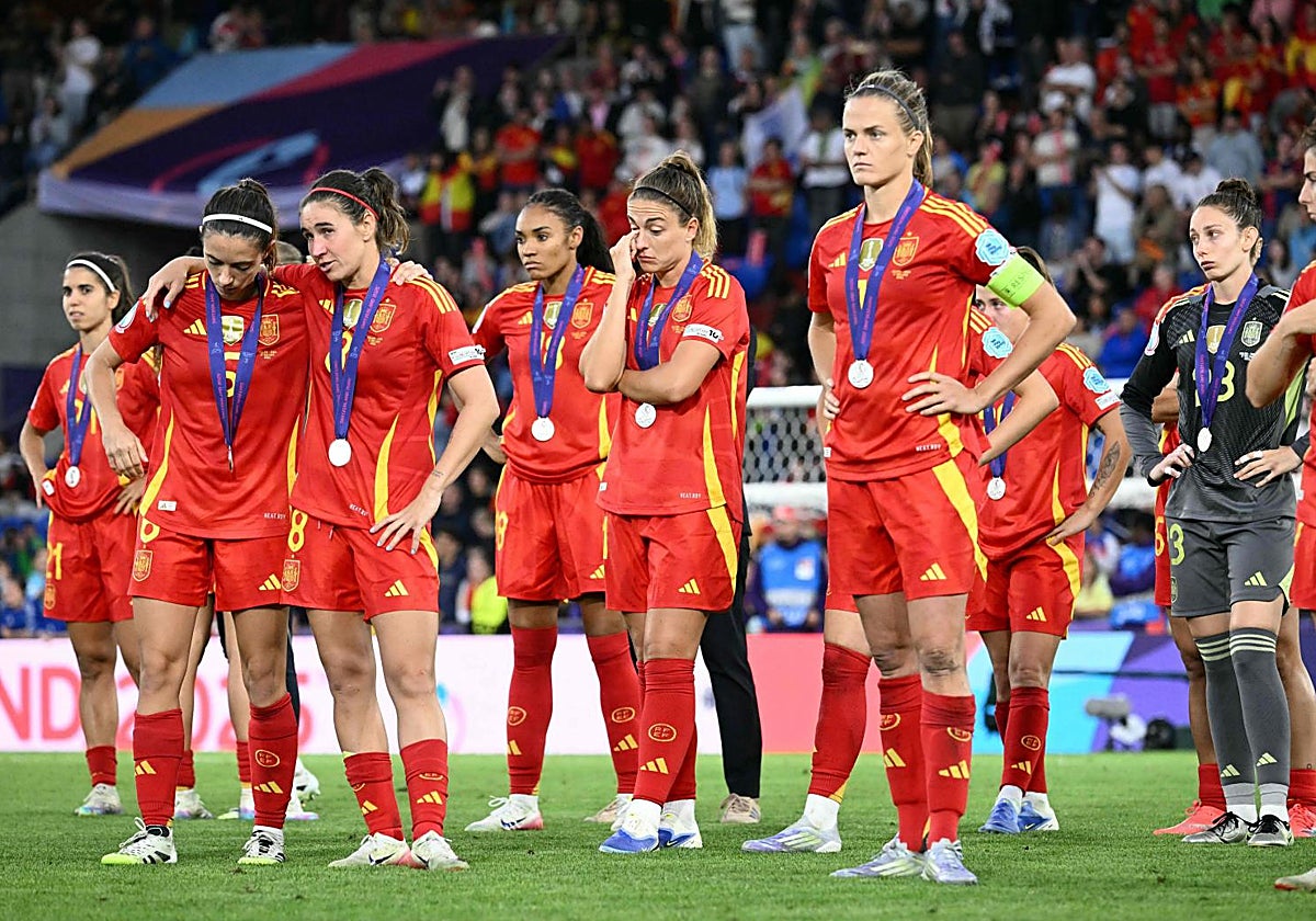 Decepción en las jugadoras de España