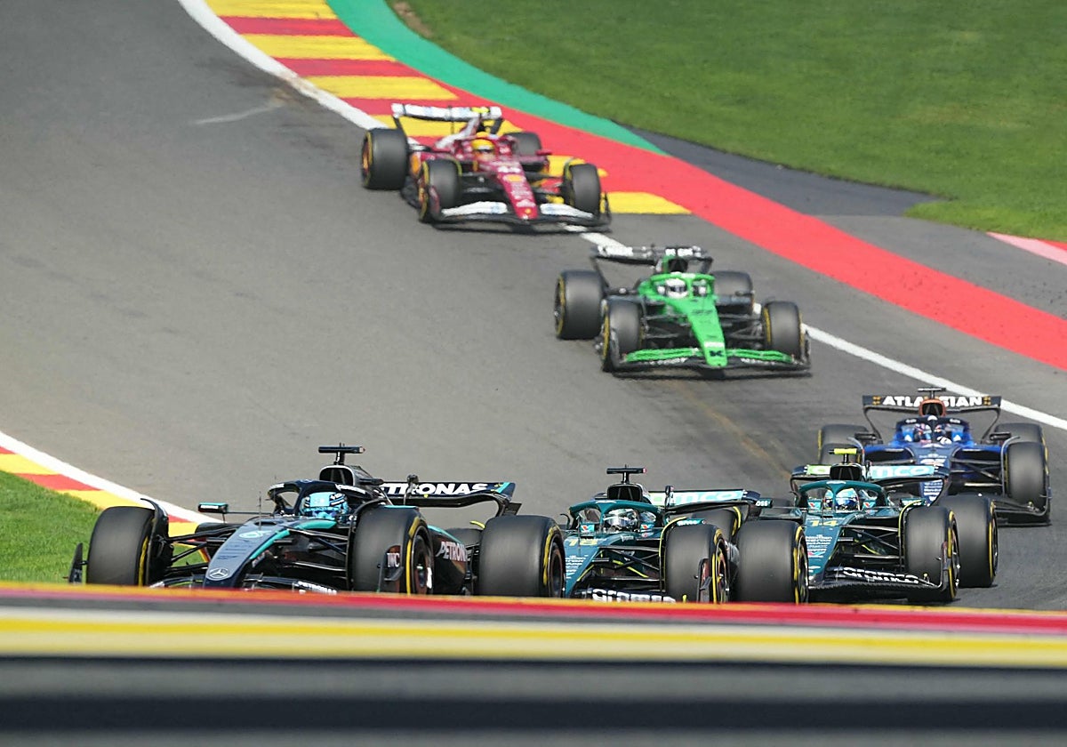 Carrera F1 GP Bélgica en directo: última hora del ganador y posición de Fernando Alonso y Carlos Sainz hoy