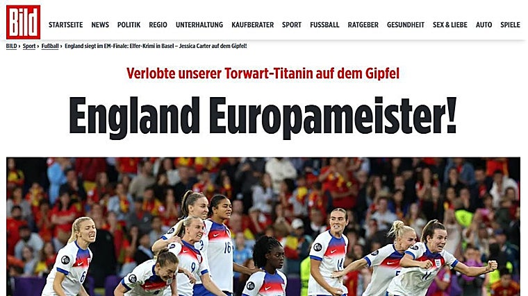 Edición digital del diario alemán Bild