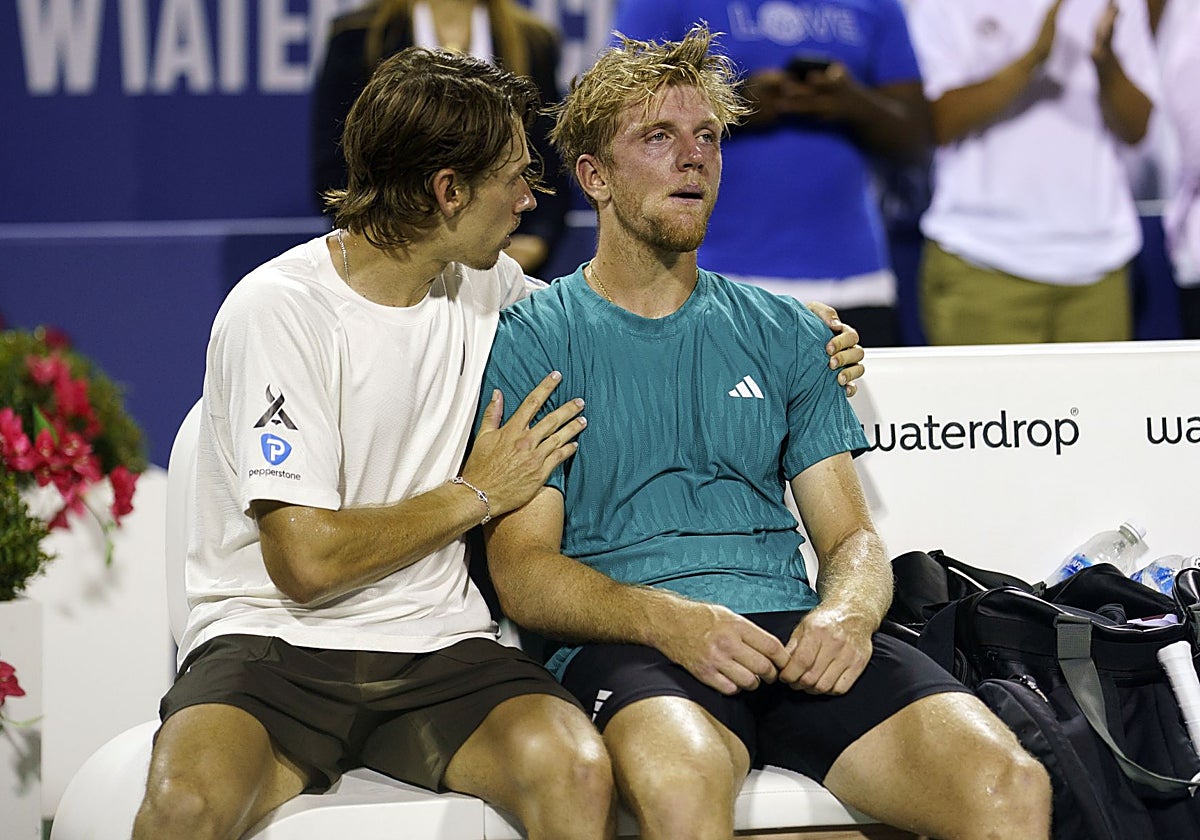 De Miñaur consuela a Davidovich