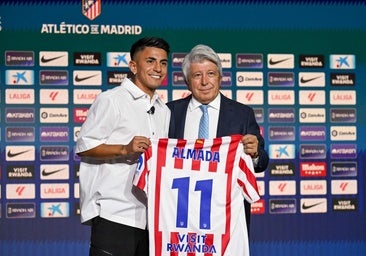 Thiago Almada, en su presentación con el Atlético: «Era mi sueño jugar acá»