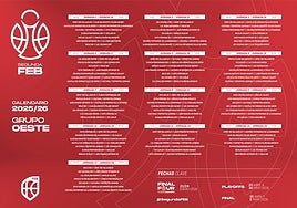 Así es el calendario al completo del Caja 87 y el CB Morón en Segunda FEB: jornadas, fechas y rivales